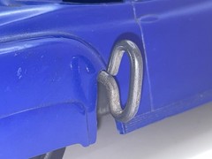 1950 Pontiac Chieftain Wind-Up BO Headlights MARX 1/20 Blue VF-XLNT