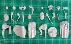 1/20 Scale 90mm Die-Cast Resin Model Kit Ancient Battle of Zama Hobby Miniatu…
