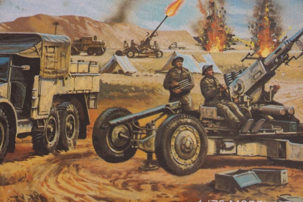 MPC: 1/76 WWII “ANTI-AIRCRAFT BATTERY” # 1-6209 New, Factory sealed box.