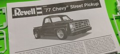 77 Chevy Street Pickup Truck 1/25 Frame Drop Front Axle Quick Change Rear End