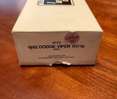 ERTL AMT 1992 Dodge Viper RT/10 Promo Model 6113 Red