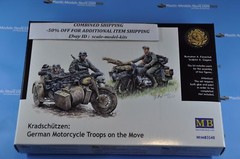 Master Box 3548F Kradschtzen: German Motorcycle Troops on the Move 1/35 scale