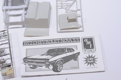 AMT ERTL 1972 CHEVROLT NOVA SS SCALE 1:25 MODEL KIT