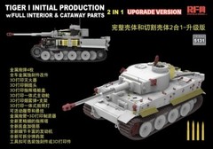 RYEFIELD MODEL RM-5131 1/35 Tiger I Initial Production w/Interior – Upgrade Ver.