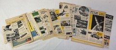 1960s MONOGRAM model/hobby kit ad lot/collection ~ lot of 37 ads