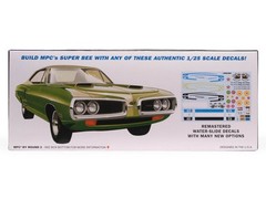 MPC 1970 Dodge Coronet Super Bee 1:25 Scale Model Kit Small, Clear,white