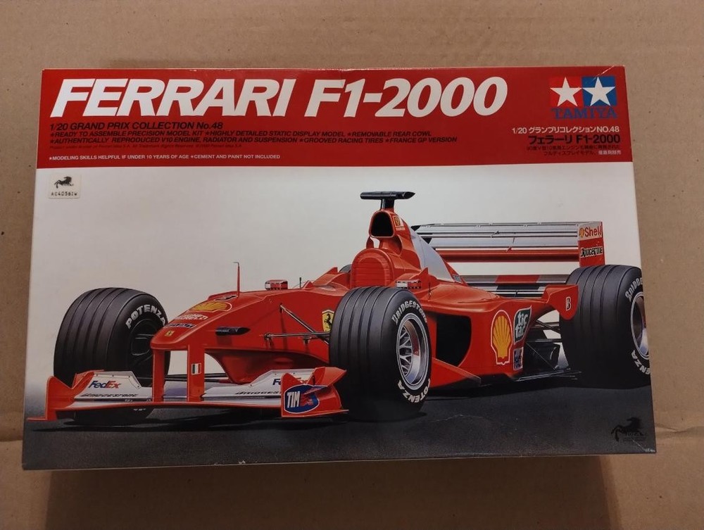 Tamiya 1/20 Scale Ferrari F1-2000 Model Kit