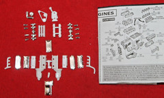 FUEI INJECTED 8 CYL HEMI ENGINE 1/25 SCALE LOTS OF CHROME AND DETAIL 1/25