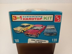 Vintage AMT 3 in 1 Customizing Model Kit CAR 1960 Chevrolet Hardtop SEALED #1160
