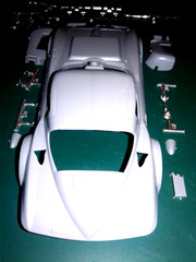 ’64 GRAND SPORTCORVETTE BODY,PHOTO ETCHED-DETAIL KIT,DECALS ,INTERIOR,GLASS,TRIM