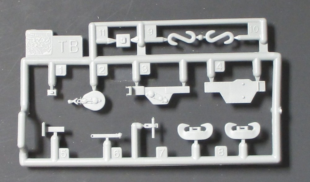 Dragon 1/35 Scale Tiger I Mid-Prod Otto Carius Parts Tree TB from Kit No. 6888