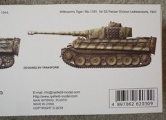 1/35 Tiger I w/ Interior & Clear Parts Rye Field Model #5025 Factory Sealed MISB