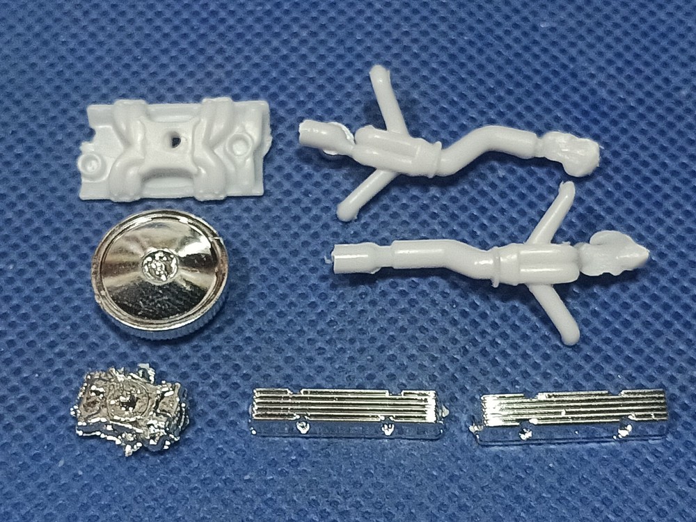 🌟 Engine Go Fast Parts 1965 Chevy Pick Up 1:25 Scl 1000s Model Car Parts 4 Sale