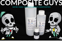 HIGH END CARBON FIBER EPOXY RESIN KIT 12 OZ WITH BLACK BASE COAT