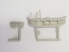 1958 Edsel Pacer DASH BOARD / INSTRUMENT CLUSTER from AMT 1:25 Model Kit 58