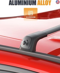 KINGGERI 330lbs Lockable Roof Racks Cross Bars Fit for Jeep Grand Cherokee