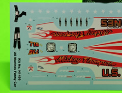 Decal Sheet Instruction 1/16 Mickey Thompson US Marines Grand Am Funny Car