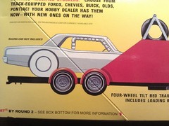 1/25 Scale AMT Four Wheel Tilt Bed Trailer Kit.
