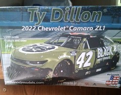 Salvino JR Models “Black Riffle” Ty Dillon 2022 Camaro ZL1 Nascar 1/24 Car Kit