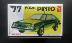 Vintage AMT ‘77 FORD PINTO CAR MODEL KIT 1/25 SCALE 1129M/12 NIOB FS Parts