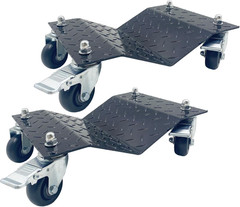 Car Dolly, Heavy Duty Wheel Dolly Vehicle Tire Skates with 3,000 Lbs Total Capac