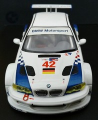 1/43 MINICHAMPS BMW M3 GTR, 2001, Driv. J. MULLER/J.J. LEHTO mint,++ !