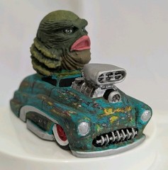 Jimmy Flintstone resin Lil Shitzz “The Creature” 49 Merc custom painted bust