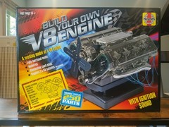 Haynes Build Your Own V8 Engine Scale Model Kit New Open Box Sealed Bags, Manual