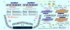 Slixx 7197 Dick Harrell 67/68 Camaro 1/24 1/25 Drag decal