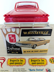 **RARE ORIGINAL VINTAGE AMT CRAFTSMAN KIT 1960 PONTIAC BONNEVILLE HT **COMPLETE!