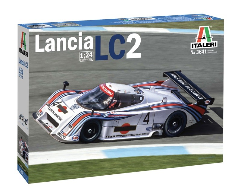 Italeri 3641 1/24 Scale Model Group C Car Kit Martini Racing Lancia LC2/83