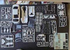 AMT 2021 Dodge Charger RT 1:25 Kit 1323M Open Box With Wide Body Kit installed