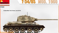 MINIART 37089 1/35 Scale T-34/85 MOD. 1960 Model Kit