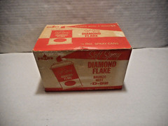 Vintage Pactra Diamond Flake Bronze Mist Spray Paint Factory Case of 6 Cans 1962