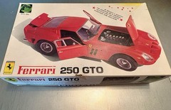 Vintage Protar Ferrari 250 GTO 1:24 Model Kit Mod 205 Made In Italy Complete