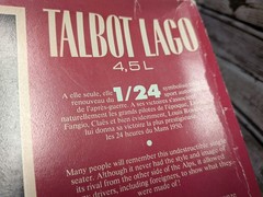 Heller Talbot Lago 4 .5L Race Car Plastic Model Kit 1/24 Scale