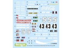 Decalcas 1:24 Scale Decal Porsche Kremer 935 K3 Bob Akin Racing # DCL-DEC0037