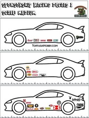 Sponsorship Racing Decals I – Waterslide – Various Scales
