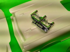 Mongoose 1957 57 Chevy Bel Air 1/24 Funny Car Body Glass Chutes Slot? Tom McEwen