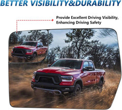 Driver Left Side Power Heated Mirror Glass for Ford F-150 2011 2012 2013 2014 –