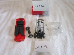 COBRA MODEL KIT PARTS JUNKYARD PARTS LOT #96