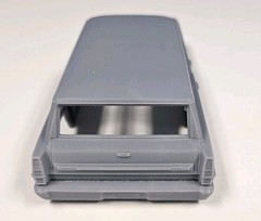 ABS-LIKE RESIN 3D PRINTED 1/25 1966 CHEVY II NOVA WAGON WITH FLAT HOOD