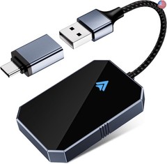 Android Auto Wireless Adapter for OEM Factory Wired Android Auto Car, Stable