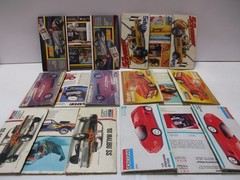 15 MPC and Monogram Model Box Lids with 1957 Chevy, Malibu, Scavenger