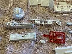 1 25 scale model parts Chrysler Turbine Car Seat,bumpers And More Lot Only