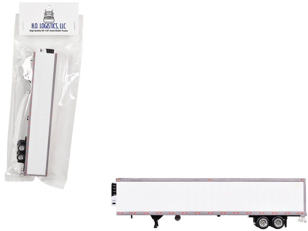 HO Logistics Replicas HL-159 1/87 Box Dry Goods Trailer White (HO)