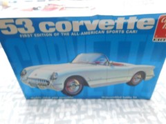 1953 Corvette 1/25 scale AMT / Ertl kit # 6552