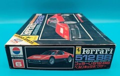 NITTO KAGAKU FERRARI BERLINETTA BOXER 512 BB Plastic 1/24 Model Kit UNASSEMBLED