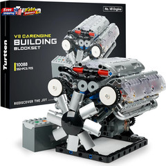 V8 Combustion Engine Model Kit That Runs – Build Your Own STEM Mini V8 Motors