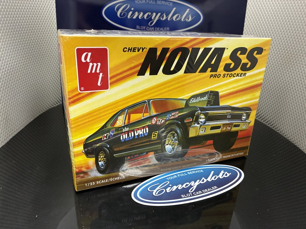 Vintage Original 1/25 AMT CHEVY NOVA SS PRO STOCKER T365 FACTORY SEALED 1970s